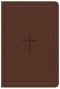 KJV Large Print Compact Reference Bible, Brown LeatherTouch