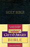 KJV Gift & Award Bible, Black, Imitation Leather, Economy, Presentation Page, Red Letter, Colour Maps