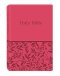 KJV Deluxe Gift And Award Bible For Women, Pink, Imitation Leather, Presentation Page, Words in Red, 32-Page Study, Dictionary, Concordance, Reading Plan