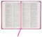 KJV Deluxe Gift And Award Bible For Women, Pink, Imitation Leather, Presentation Page, Words in Red, 32-Page Study, Dictionary, Concordance, Reading Plan