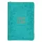 KJV Bible Thinline LP Faux Leather, Teal w/zipper