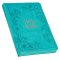 KJV Bible Thinline LP Faux Leather, Teal w/zipper