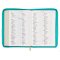 KJV Bible Thinline LP Faux Leather, Teal w/zipper