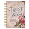 Journal Wirebound Cream/Burgundy Trust in the Lord Floral Prov. 3:5