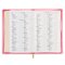 KJV Holy Bible, Standard Size Faux Leather Red Letter Edition - Thumb Index & Ribbon Marker, King James Version, Pink Floral Zipper Closure