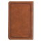 KJV Holy Bible, Standard Size Faux Leather Red Letter Edition - Thumb Index & Ribbon Marker, King James Version, Tan Cross