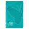 KJV Holy Bible, Gift Edition for Girls/Teens King James Version, Faux Leather Flexible Cover, Teal Butterfly