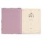 KJV Note-taking Bible Faux Leather HC, Purple Floral Printed