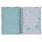 Be Still and Know Teal Floral Wirebound Journal - Psalm 46:10