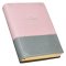 KJV Super Giant Print Bible Two-Tone Pink and Gray Faux Leather