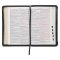 KJV Bible Deluxe Gift Faux Leather, Gray/Black w/zipper