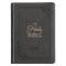 KJV Bible Compact LP Faux Leather, Gray