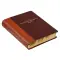 NLT Spiritual Growth Bible, Brown and Tan, Imitation Leather, Articles, Book Introductions, Character Profiles, Cross-References, Topical Index, Presentation Page, Ribbon Markers, Thumb Index