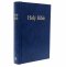 KJV Pew Bible, Blue, Hardback, Clear Print, Ribbon Marker, Presentation Page, Reading Plan, Glossary, Line Drawings, Sewn Binding