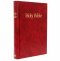 KJV Pew Bible, Red, Hardback, Clear Print, Ribbon Marker, Presentation Page, Reading Plan, Maps, Glossary, Line Drawings, Sewn Binding