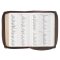 Floral Dusty Taupe Faux Leather Large Print Compact King James Version Bible