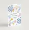 'Grateful for a friend like you' (Blooms) with bible verse A6 Greeting Card