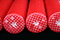 8" x 2" Advent Candle Set - Red and White