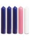 12" x 2" Advent Candle Set - Purple, Pink & White