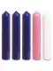 12" x 2" Advent Candle Set - Purple, Pink & White