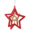 Star Wooden Spinning Decoration Kit (Pack of 4)