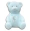 Teddy Money Box & Cross Blue