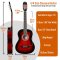 3rd Avenue Full Size Classical Guitar Pack - Redburst