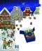 Winter Evening in the Town Advent Calendar Jigsaw Puzzle