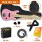 3rd Avenue Junior Electric Guitar Pack - Pink