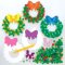 Christmas Wreath Pom Pom Art (Pack of 5)