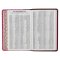 Brown and Berry Pink Faux Leather Giant Print Standard-size King James Version Bible with Thumb Index