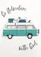 'Go Adventure with God' (Teal) Mini Card