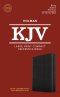 KJV Large Print Compact Reference Bible, Black LeatherTouch with Magnetic Flap