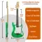 3rd Avenue 3/4 Size Electric Guitar Pack - Green