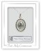 Miraculous Medal Silver Communion Necklet