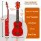 3rd Avenue Soprano Ukulele - Red