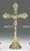 14 inch Brass Standing Crucifix