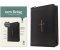 NLT Compact Giant Print Zipper Bible, Filament Enabled (LeatherLike, Black Cross, Red Letter)