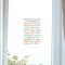 The Magnificat Prayer Window Sticker