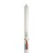 12 x 7/8" Baptismal Candle- White Cathedral - Single