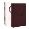 NLT Jesus-Centered Bible, Brown Leatherette cover