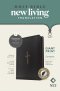 NLT Compact Giant Print Zipper Bible, Filament Enabled (LeatherLike, Black Cross, Indexed, Red Letter)