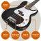 3rd Avenue Electric Bass Guitar Pack Full Size