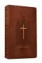 KJV Thinline Reference Bible, Filament Enabled (LeatherLike, Reverent Cross Dark Brown, Red Letter)