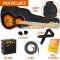 3rd Avenue Junior Electric Rock Guitar Pack - Sun