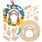 Nativity Wooden Wreath Kit (Pack of 2)