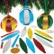 Christmas Glitter Bauble 3D Decoration Kit (Pack of 6)