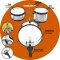 3rd Avenue 3 Piece Beginner Drum Kit - Silver