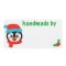 Christmas 'Handmade By' Stickers (Pack of 400)