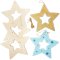 Star Wooden Wreaths Pack of 6